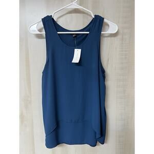 Ann Taylor Blue Dress Sleeveless Top - NWT